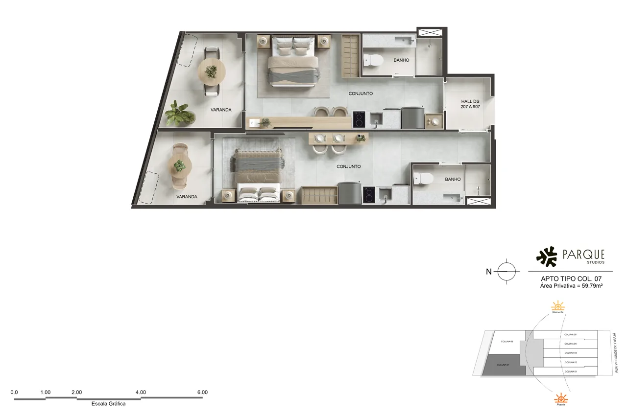 Coluna 07 - Double Suite / Loft